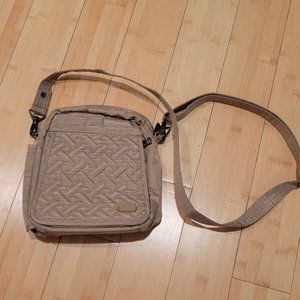 LUG "flapper" crossbody